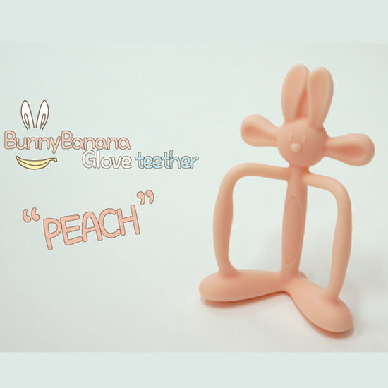 Mamas Tem Bunny Banana Glove Teether and Case