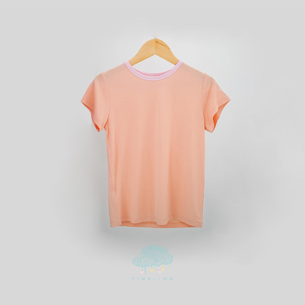 Pimallow Kids T-Shirt - Salmon Pink