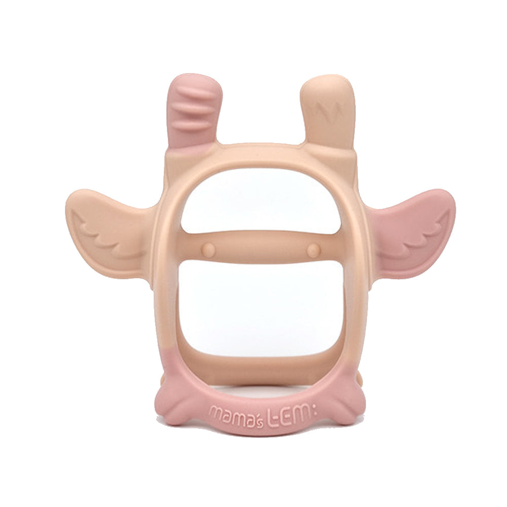 Mamas Tem Cow Monster Teether with Bubble Case