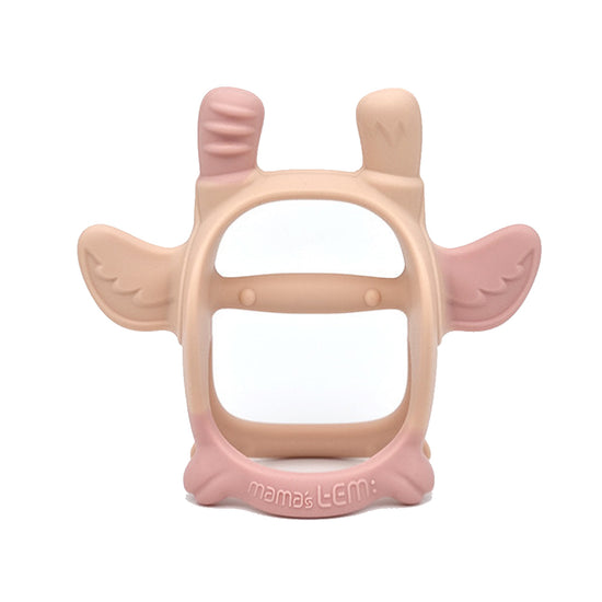 Mamas Tem Cow Monster Teether with Bubble Case